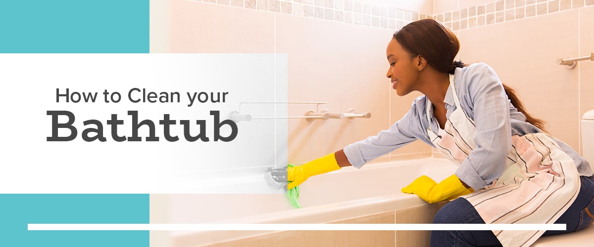 how to clean your bathtub
