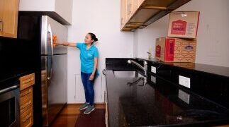 Cleaning fridge